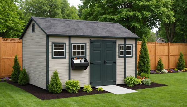 Abri de jardin composite : simplicité et durabilité assurées